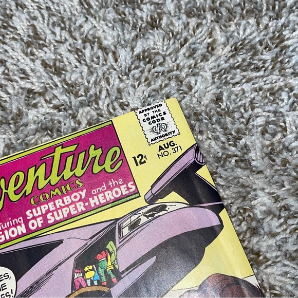 VINTAGE 1968 DC COMICS Adventure Comics Superman 1st App Chemical King #371 - Picture 3 of 10